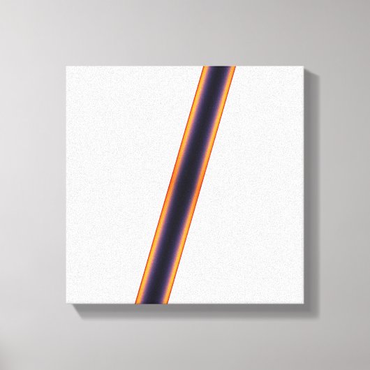 白ストライプ色 キャンバスプリント (正面)