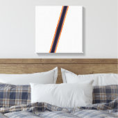 白ストライプ色 キャンバスプリント (インサイチュ (寝室))