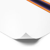 白ストライプ色 フォトプリント (角)