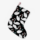 白スワンズレイクシームレス壁紙 スモールクリスマスストッキング (正面 (吊り時))