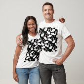 白スワンズレイクシームレス壁紙 Tシャツ (ユニセックス)