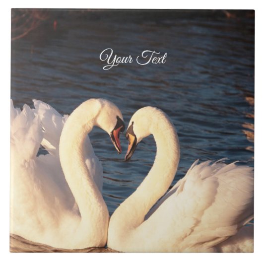 白スワンセラミックスタイル タイル (正面)