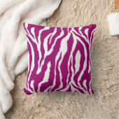白ゼブラデザイン枕 クッション (ブランケット)