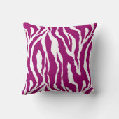 白ゼブラデザイン枕 クッション (裏面)