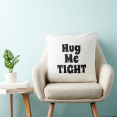 白タイポグラフィクールおもしろいモダン クッション (椅子)