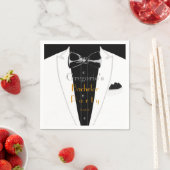 白タキシード スタンダードカクテルナプキン (インサイチュ)