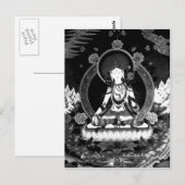 白タラ葉書b/w ポストカード (正面/裏面)
