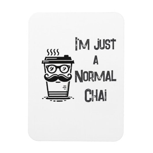 白チャイティーマグネットブラックレターホームまたはワーク マグネット (縦)