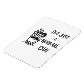 白チャイティーマグネットブラックレターホームまたはワーク マグネット (左側)