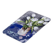 白チューリップ1994 マグネット (左側)