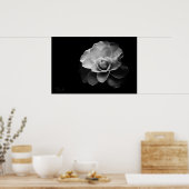 白ツバキBW ポスター (キッチン)