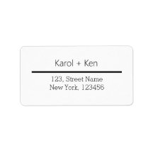 白テクスチャシンプル文字ミニマルスタイルラベル