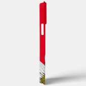 白デイジーお洒落フローラ赤 Case-Mate iPhoneケース (裏面 / 右)