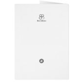 白デイジーの花(蜂の巣付空白の) (裏面)