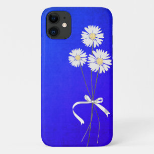 白デイジーブーケ iPhone 11 ケース