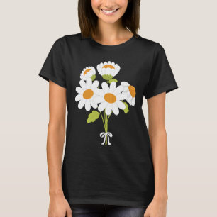 白デイジー束 Tシャツ