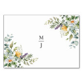 白デイジー結婚座席表 テーブルナンバー (正面)