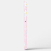 白デイジー花ピンクフローラ Case-Mate iPhoneケース (裏面 / 左)