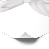 白デイジー花背カスタマイズデイジー フォトプリント            (角)