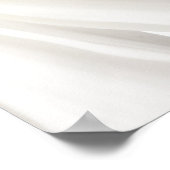 白デイジー花背カスタマイズデイジー ポスター (角)