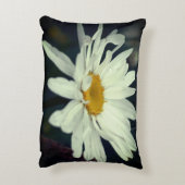 白デイジー花 アクセントクッション (裏面(縦))