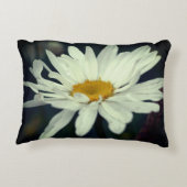 白デイジー花 アクセントクッション (裏面)