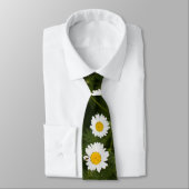 白デイジー花 ネクタイ (タイ)