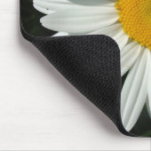 白デイジー花 マウスパッド (コーナー)