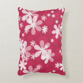 白デイジー アクセントクッション (正面(垂直))