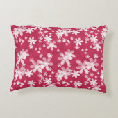 白デイジー アクセントクッション (裏面)