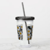 白デイジー アクリルタンブラー (左)