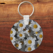 白デイジー キーホルダー (裏面)