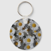 白デイジー キーホルダー (裏面)