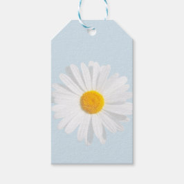 白デイジー ギフトタグ
