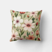 白デイジー クッション (裏面)