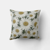 白デイジー クッション (裏面)