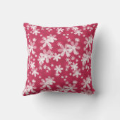 白デイジー クッション (裏面)