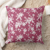 白デイジー クッション (ブランケット)