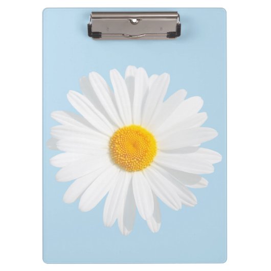 白デイジー クリップボード (正面)