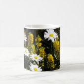 白デイジー コーヒーマグカップ (中央)