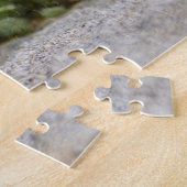 白デイジー ジグソーパズル (側面)