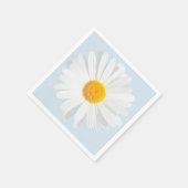 白デイジー スタンダードカクテルナプキン (角)