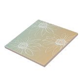 白デイジー タイル (側面)