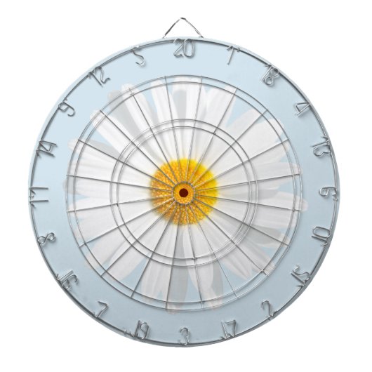 白デイジー ダーツボード (正面)