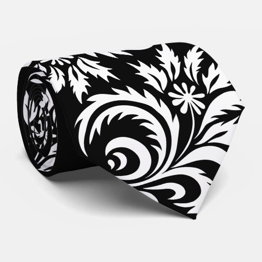 白デイジー ネクタイ (ロール)