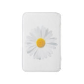 白デイジー バスマット (正面縦)