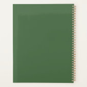 白デイジー プランナー手帳 (裏面)