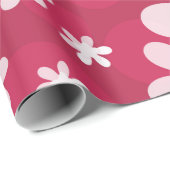 白デイジー ラッピングペーパー (ロールコーナー)