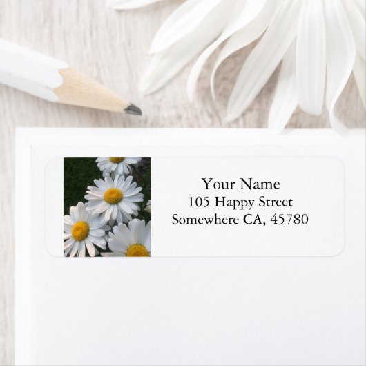 白デイジー ラベル (インサイチュ)