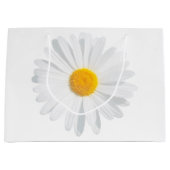 白デイジー ラージペーパーバッグ (正面)